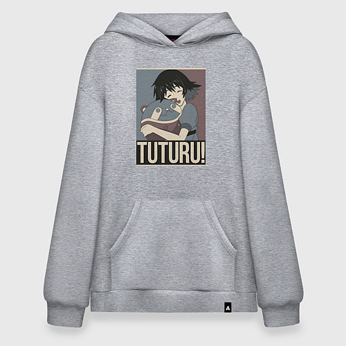 Худи оверсайз Врата Штейна Маюри Сина / Меланж – фото 1