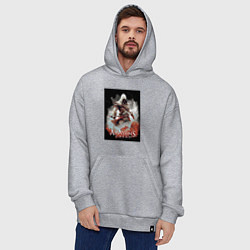 Толстовка-худи оверсайз Assassins creed poster, цвет: меланж — фото 2