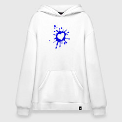 Худи оверсайз Сердце из кляксы