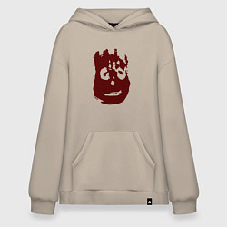 Толстовка-худи оверсайз Кин дза дза - x files want to believe, цвет: миндальный