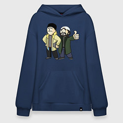 Толстовка-худи оверсайз Vault Jay and silent Bob, цвет: тёмно-синий