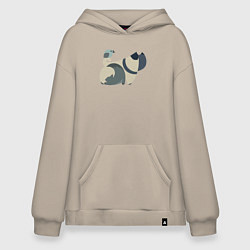 Худи оверсайз Милые друзья