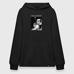 Худи оверсайз Django Reinhardt legendary jazz guitarist