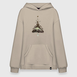 Толстовка-худи оверсайз Bloodborne - Викарий Амелия, цвет: миндальный