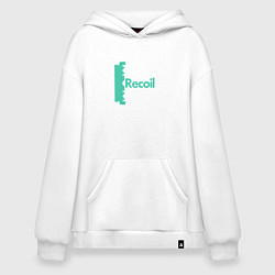 Толстовка-худи оверсайз Recoil - Alan from depeche mode project, цвет: белый