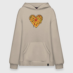 Худи оверсайз Pizza heart
