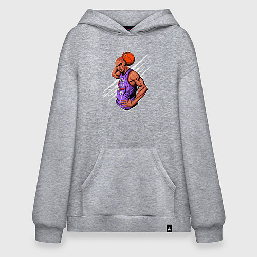 Худи оверсайз Vince Carter dunker / Меланж – фото 1