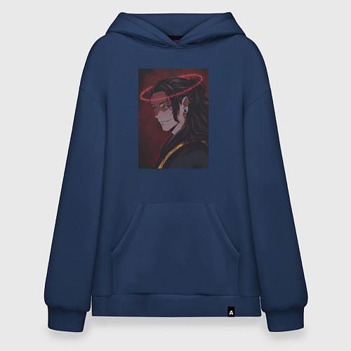 Худи оверсайз Сугуру Гэто нимб / Тёмно-синий – фото 1