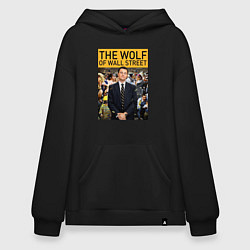 Толстовка-худи оверсайз The wolf of wall street - Leo, цвет: черный