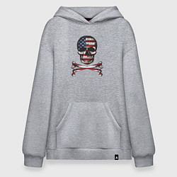 Худи оверсайз Skull USA