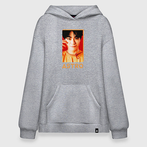 Худи оверсайз Astro Мун Бин / Меланж – фото 1