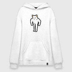 Худи оверсайз Кот качок