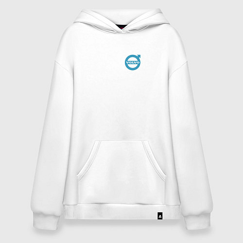 Худи оверсайз Volvo auto logo / Белый – фото 1
