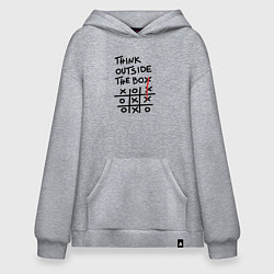 Худи оверсайз Думай нестандартно