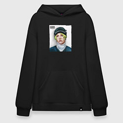 Толстовка-худи оверсайз G Dragon Big bang, цвет: черный