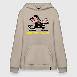 Худи оверсайз Бей капитализм - Ленин спарринг