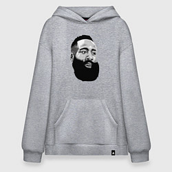 Толстовка-худи оверсайз James Harden, цвет: меланж