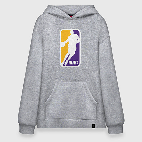 Худи оверсайз Mamba Kobe Bryant / Меланж – фото 1