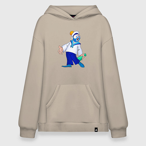 Худи оверсайз Морячок / Миндальный – фото 1