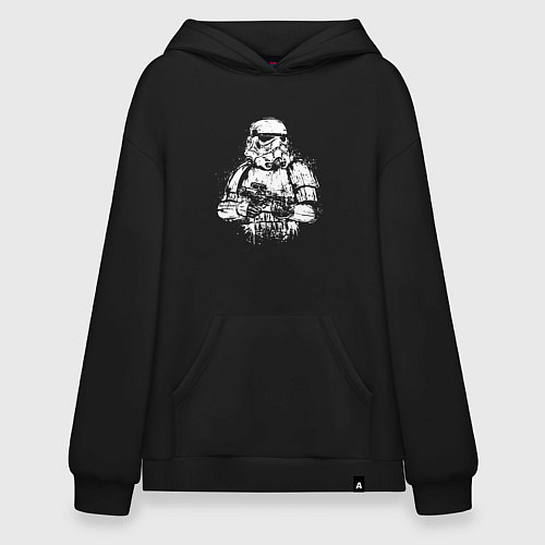 Худи оверсайз Имперский штурмовик / Черный – фото 1