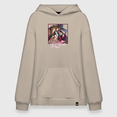 Худи оверсайз Галлахер / Миндальный – фото 1