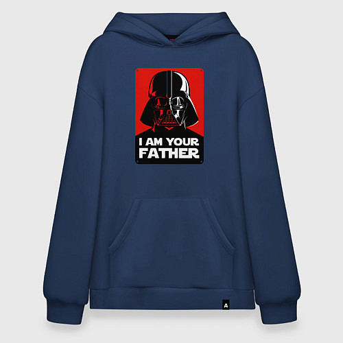 Худи оверсайз Darth Vader / Тёмно-синий – фото 1