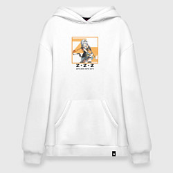 Толстовка-худи оверсайз Солдат 0 Энби - Zenless Zone Zero, цвет: белый