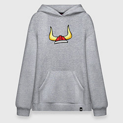 Худи оверсайз Мужской шлем викинга - для пары