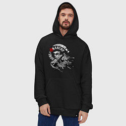 Толстовка-худи оверсайз Logo Sons Of Anarchy, цвет: черный — фото 2