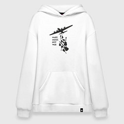 Худи оверсайз Делай музыку, а не войну