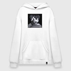 Толстовка-худи оверсайз Denzel curry, цвет: белый