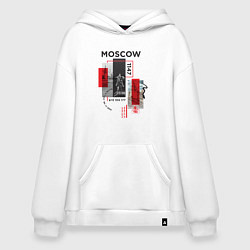 Худи оверсайз Москва коллаж