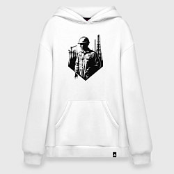 Худи оверсайз Промышленный труд нефтяника