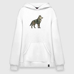 Худи оверсайз Геометрический волк