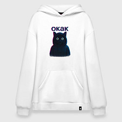 Худи оверсайз Окак мем кот