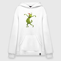 Худи оверсайз Гринч в предвкушении нового года