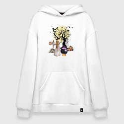 Худи оверсайз Полнолуние в Хэллуин