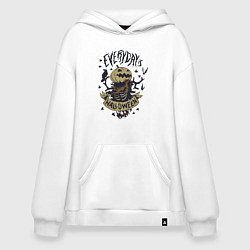 Худи оверсайз Хэллоуин пугало-тыква