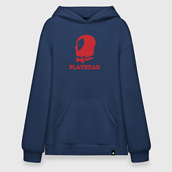 Толстовка-худи оверсайз Playdead, цвет: тёмно-синий