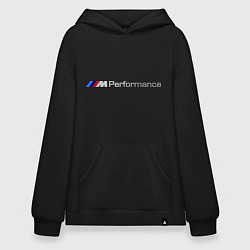 Толстовка-худи оверсайз BMW Performance, цвет: черный