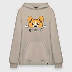 Худи оверсайз Got Corgi