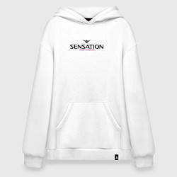 Толстовка-худи оверсайз Sensation: Wicked Wonderland, цвет: белый