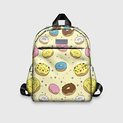 Детский рюкзак Сладкие пончики, цвет: 3D-принт