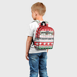 Детский рюкзак Новогодний орнамент, цвет: 3D-принт — фото 2