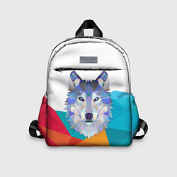 Детский рюкзак Волк: геометрия, цвет: 3D-принт