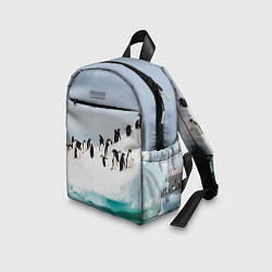 Детский рюкзак Пингвины на айсберге, цвет: 3D-принт — фото 2