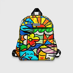 Детский рюкзак Картинка-мозаика, цвет: 3D-принт