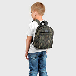 Детский рюкзак Лесной камуфляж, цвет: 3D-принт — фото 2