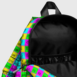 Детский рюкзак Тестовый яркий цвета 3D-принт — фото 2