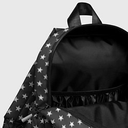 Детский рюкзак Black Milk: Stars Black, цвет: 3D-принт — фото 2